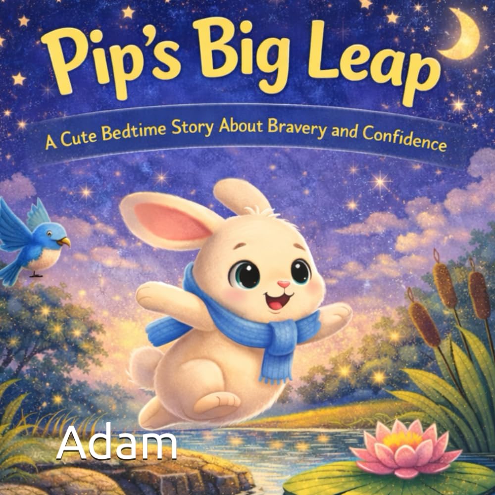 Pip’s Big Leap: A Sweet Bedtime Story About Bravery, Confidence, and Trying New Things for Kids Ages 3–5