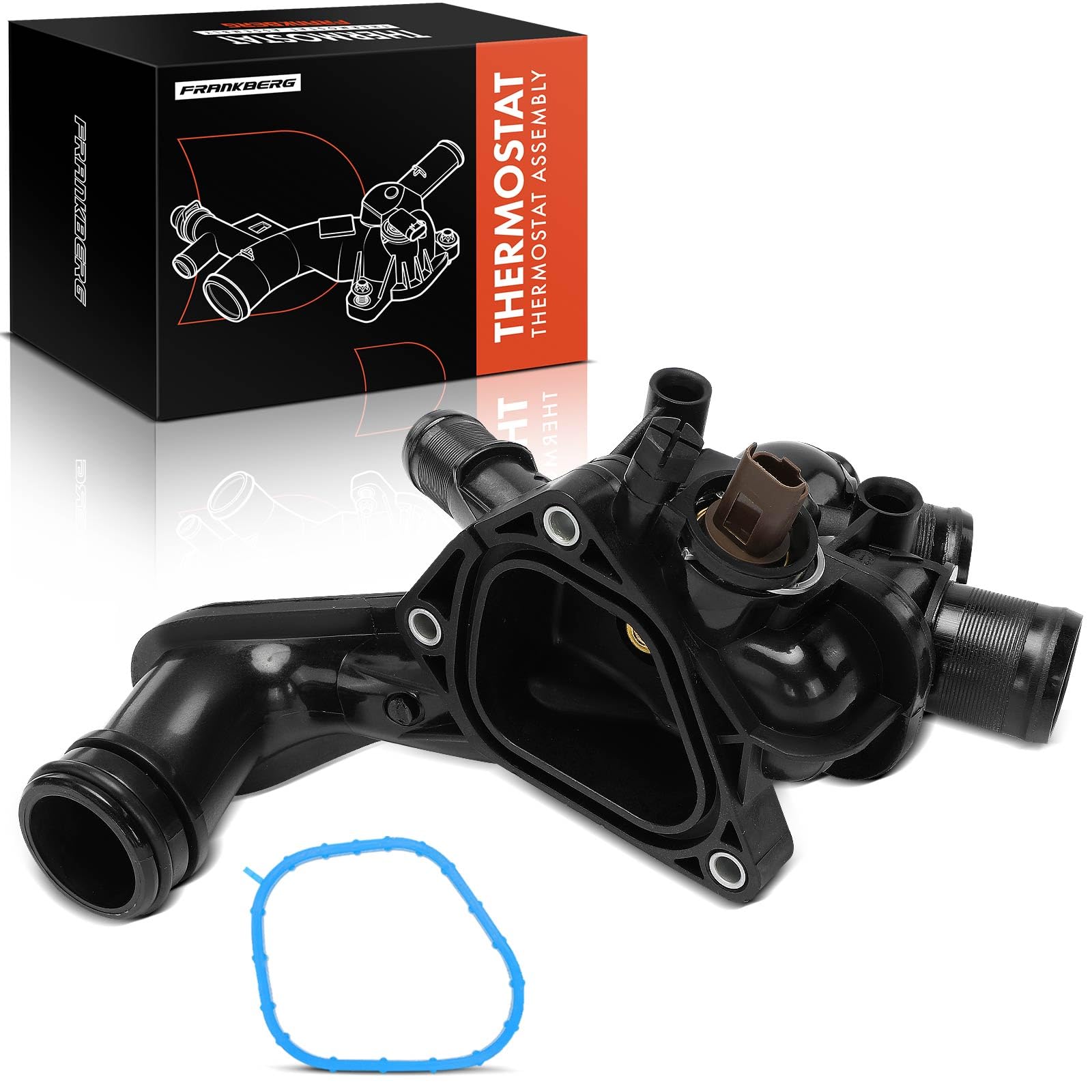 Frankberg Thermostat Kompatibel mit Berlingo Multispace B9 1.6L 2009-2024 C3 II SC 1.4L 1.6L 2009-2010 C3 Picasso SH 1.4L 1.6L 2009-2015 Replace# 9810916880