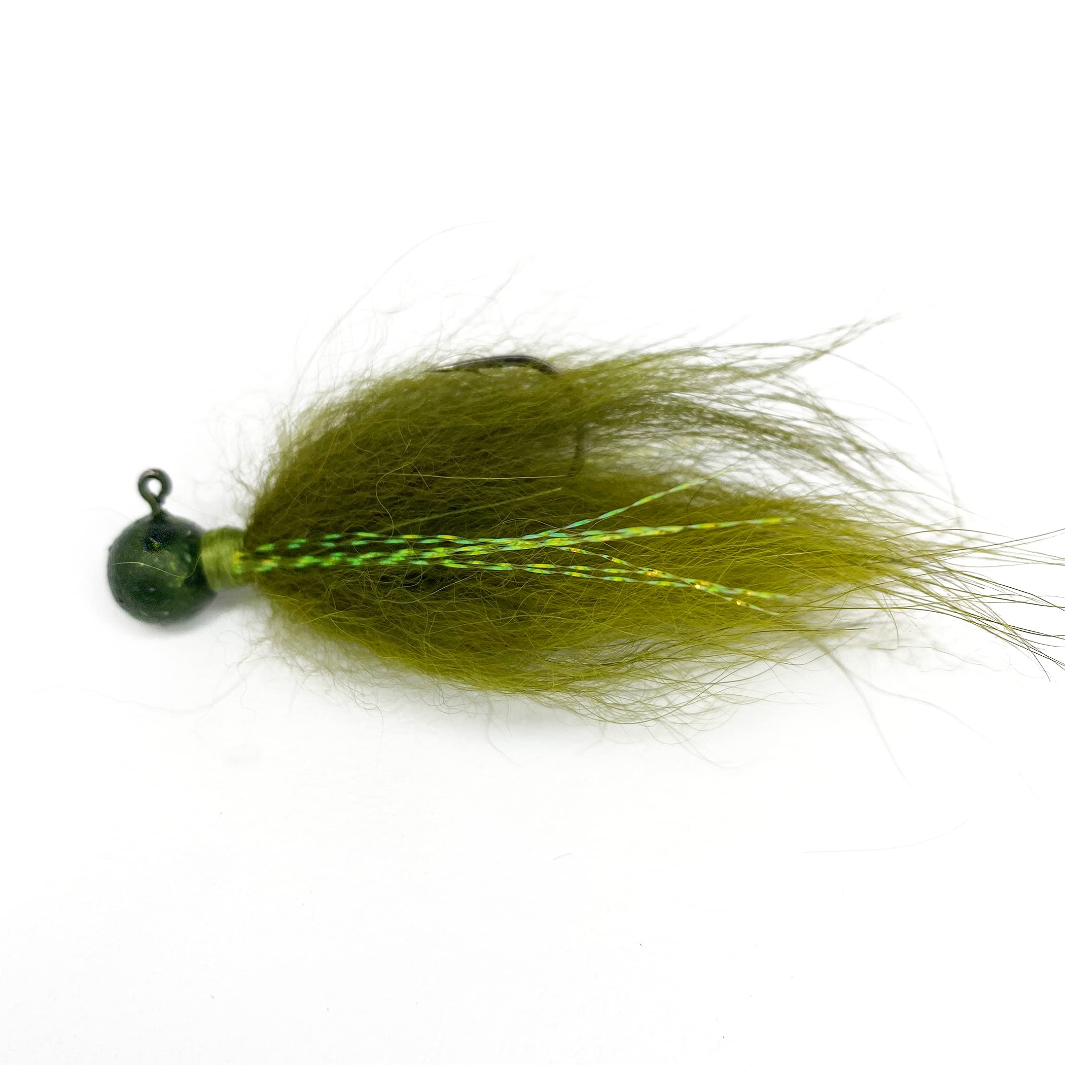 Hair Jig 1/4oz - Bass Fishing Hair Jig for Smallmouth bass, Walley and Many Other Game Fish