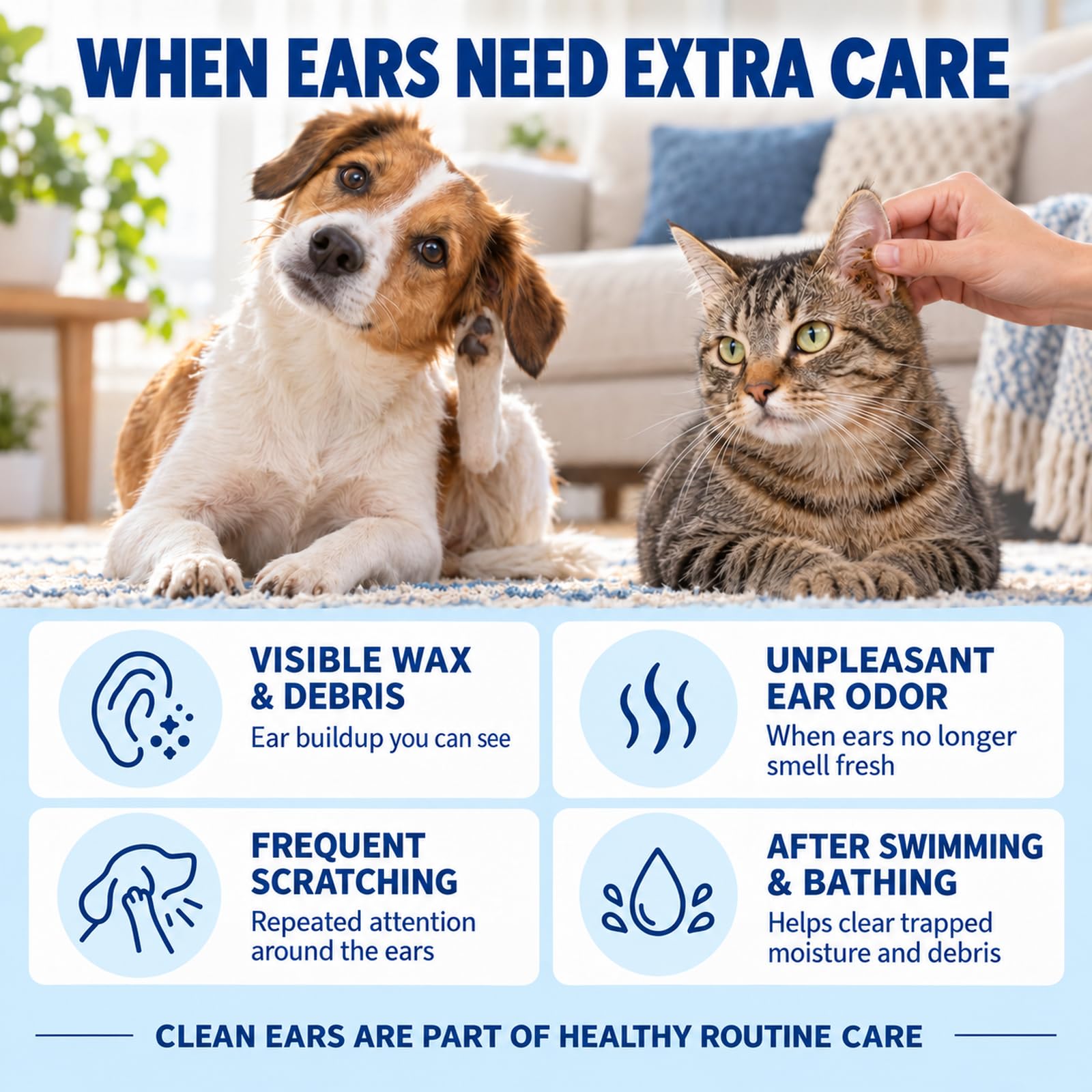 Tris Flush Cat & Dog Ear Cleaner | Pet Ear Infection Treatment — Amazon image 2