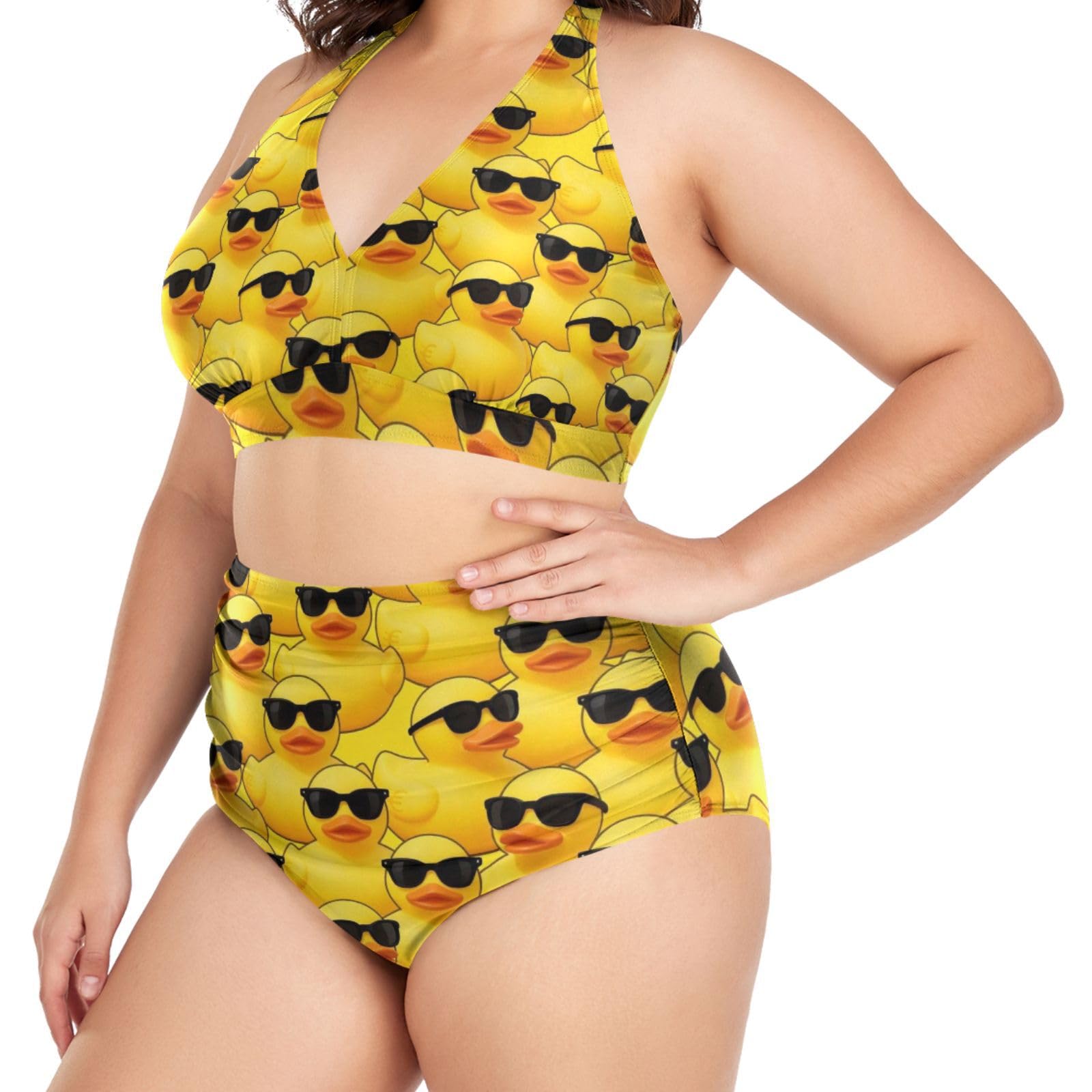 FRODOTGV Costumi da bagno donna taglie forti L-4XL