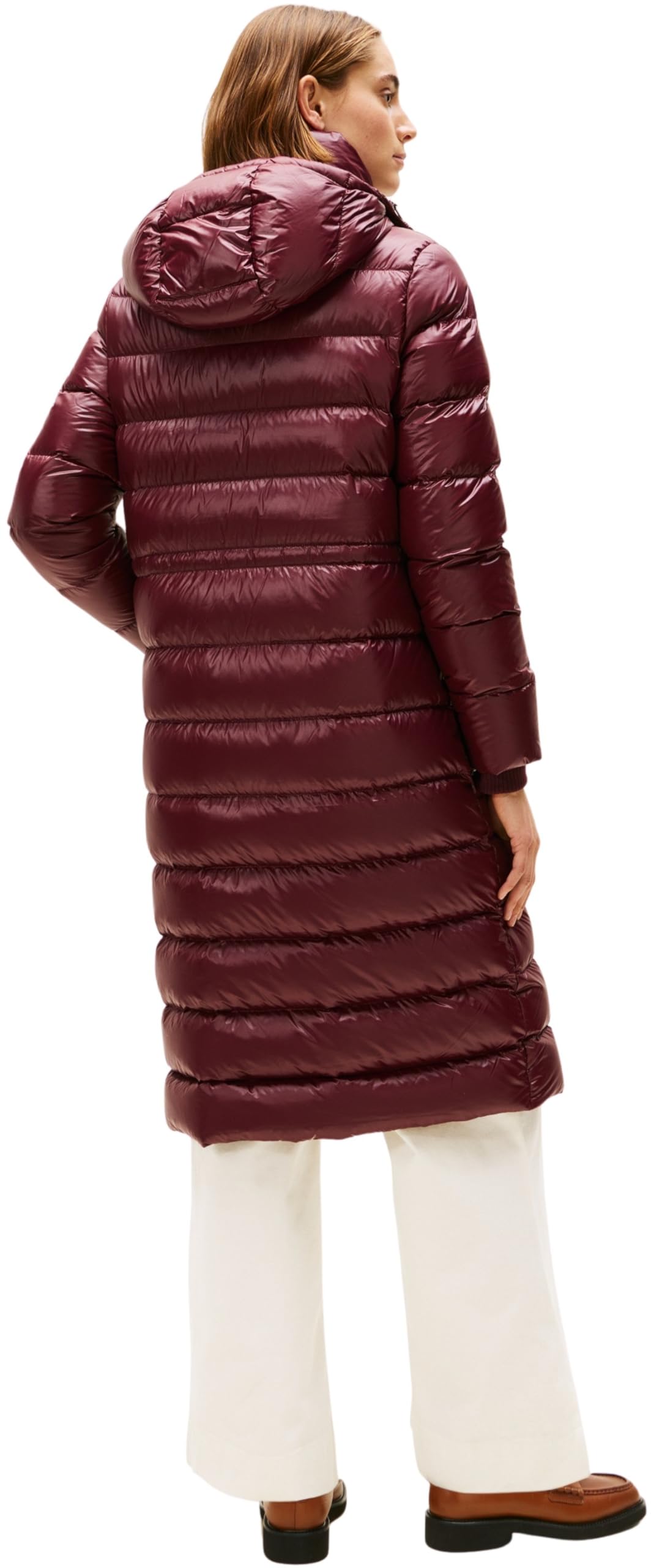 Tommy Hilfiger Płaszcz puchowy Kobiety Gloss Hw Down Waist Reg Maxi Ww0ww47356