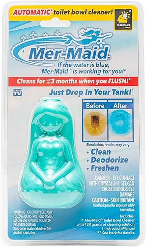 Miniatura 2 de Mer-maid Automatic Bowl Cleaner, AS-SEEN-ON-TV, Cleans and Freshens, with Every Flush, Ultra-Strength Concentrated Formula, Just Drop It in Your Tank