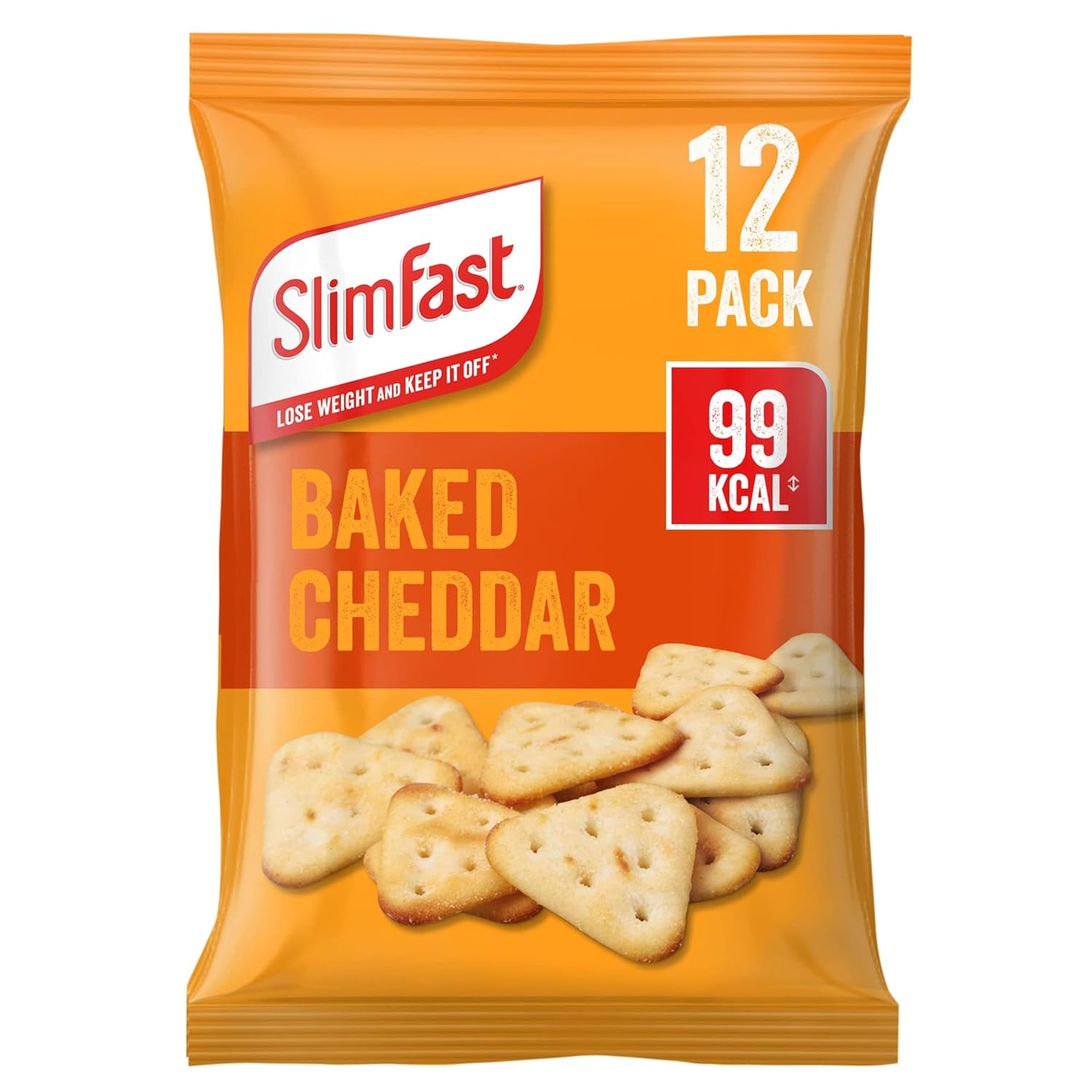 Slim Fast 22 g Cheddar Bites Snack Bag - Pack of 12