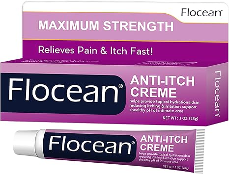 Anti Itch Cream Extra Strength for Women, External Vaginal Itching Relief, Fast Acting Feminine Care, Soothes & Cools Sensitive Skin, 30g 1 Oz