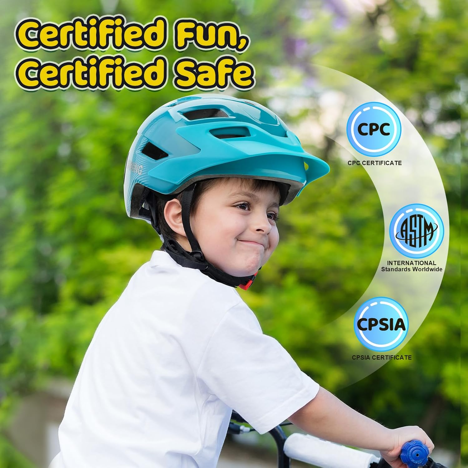 Kids Helmet, Bike Helmets with Upgrade LED Display, 64 Patterns, Turning & Stop Signals Light, Helmet for Kids 3-5/5-8/8-14, Youth Boys Girls Safe, Bicycle, Scooter