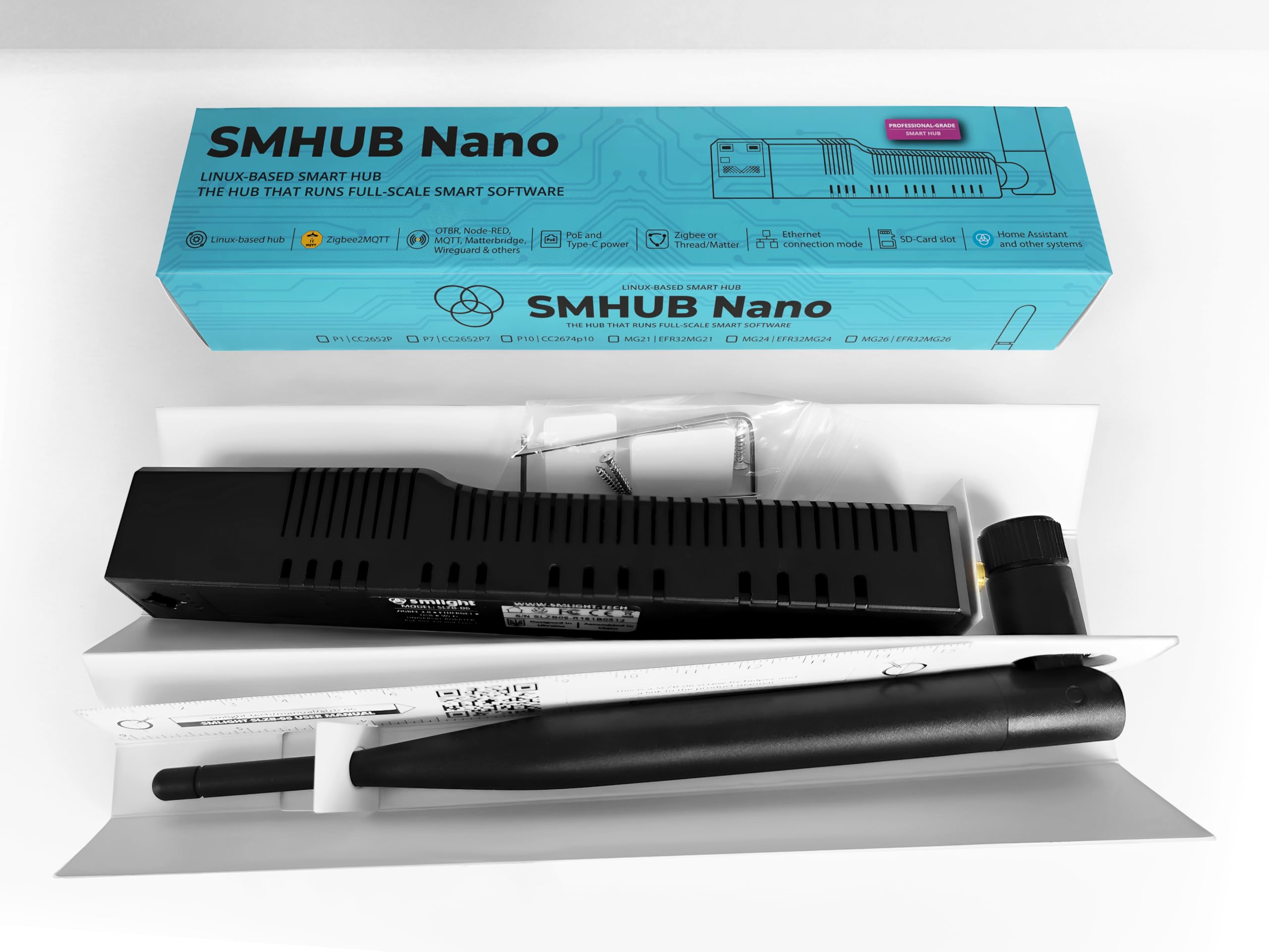 SMHUB Nano MG24 Intelligent Compact Multiprotokoll Smart Home Hub basierend auf Linux mit Automatisierungen (SMHUB Nano MG24)