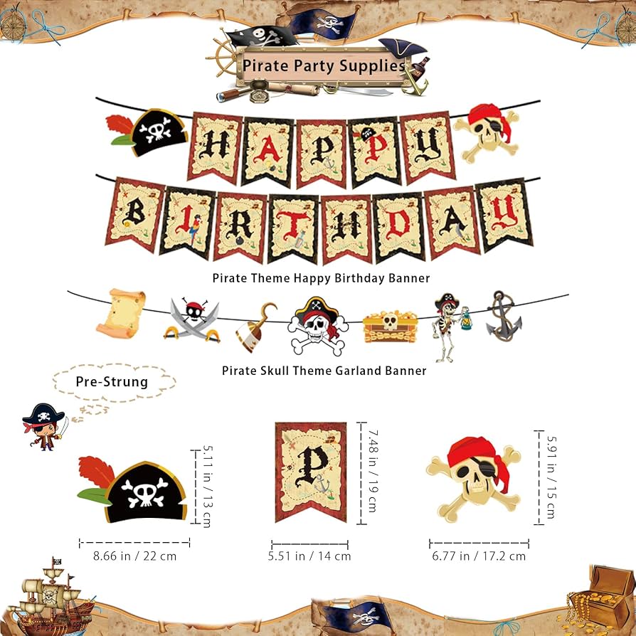 amazon-com-chilfamy-pirate-party-decorations-pirate-theme-party-supplies-with-happy-birthday-banner-pirate-garland-signs-cake-toppers-pirate-captain-ship-balloons-set-for-adults-kids-pirate-party-favors-toys for Free Printable Pirate Party Decorations Amazon.com: Chilfamy Pirate Party Decorations, Pirate Theme Party Supplies with Happy Birthday Banner, Pirate Garland Signs, Cake Toppers, Pirate Captain Ship Balloons Set for Adults Kids Pirate Party Favors : Toys & for Free Printable Pirate Party Decorations
