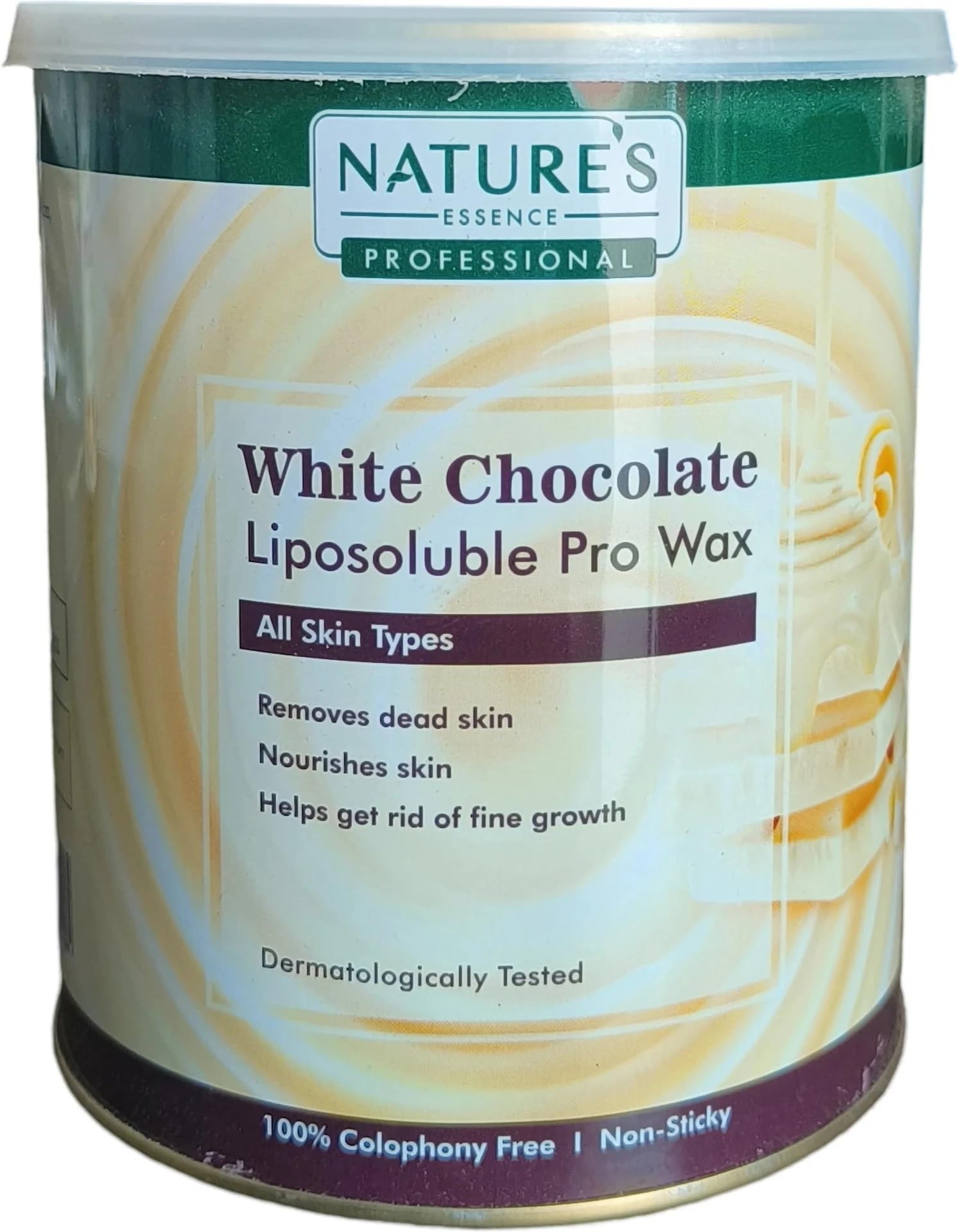 Natures Essence White Chocolate Liposoluble Pro Wax, for All Skin Types, Colophony Free, Non-Sticky, 800 g-image-47