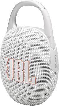 JBL Clip5, Bluetooth Hoparlör, IP67, Beyaz