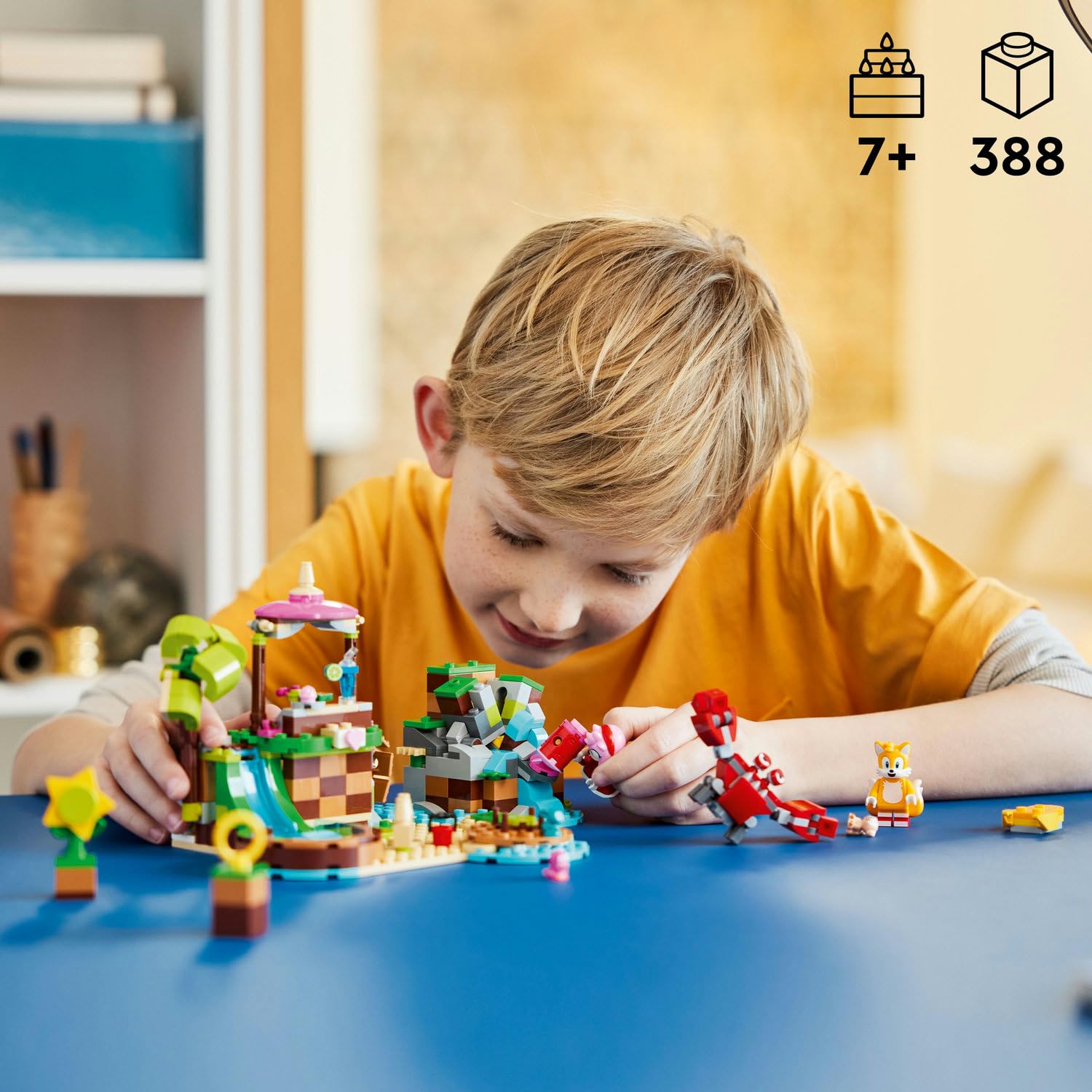 LEGO Sonic the Hedgehog Amy’nin Hayvan Kurtarma Adası 76992 – 7 Yaş ve Üzeri Çocuklar için Eğlenceli Macera Sunan Yaratıcı Oyuncak Yapım Seti, Doğum Günü Hediyesi (388 Parça)