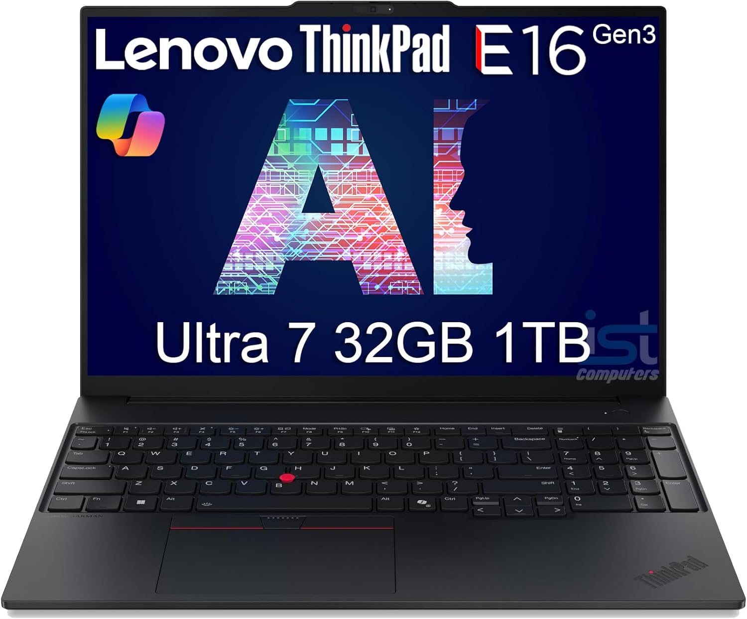 Lenovo ThinkPad E16 Gen 3 Business AI PC Laptop (16″ FHD+ Anti-Glare, Intel 16-C…