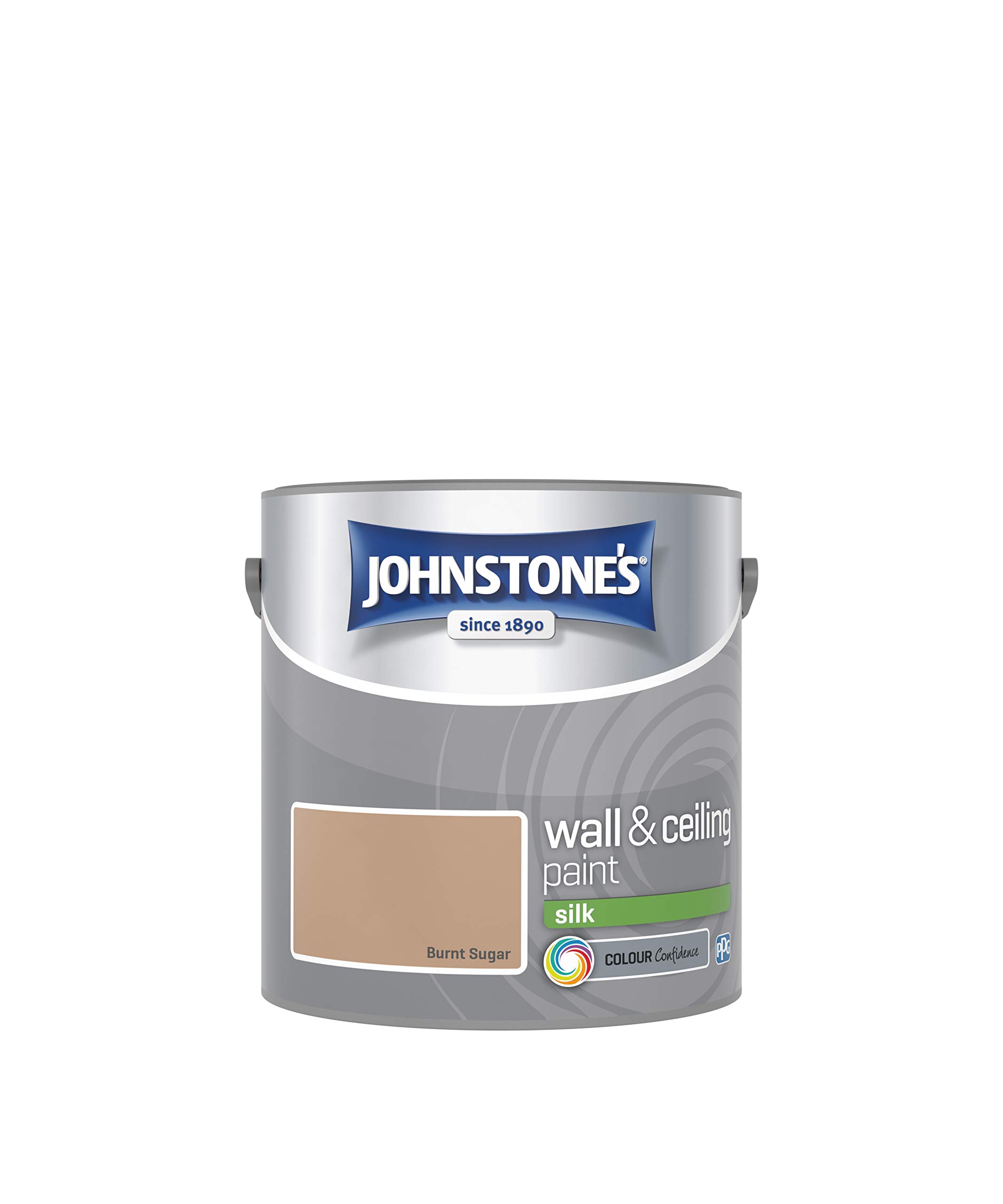 Johnstone's (Burnt Sugar, 2.5L) Silk Emulsion Paint Red