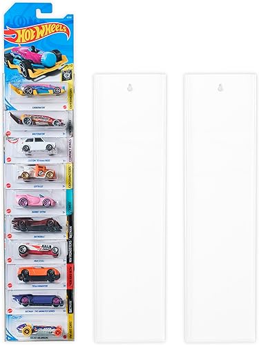 Modelo Car Display Case - Soporte para hasta 30 autos - Compatible con Hot Wheels Matchbox - Organizador de coche de juguete fundido a presión para