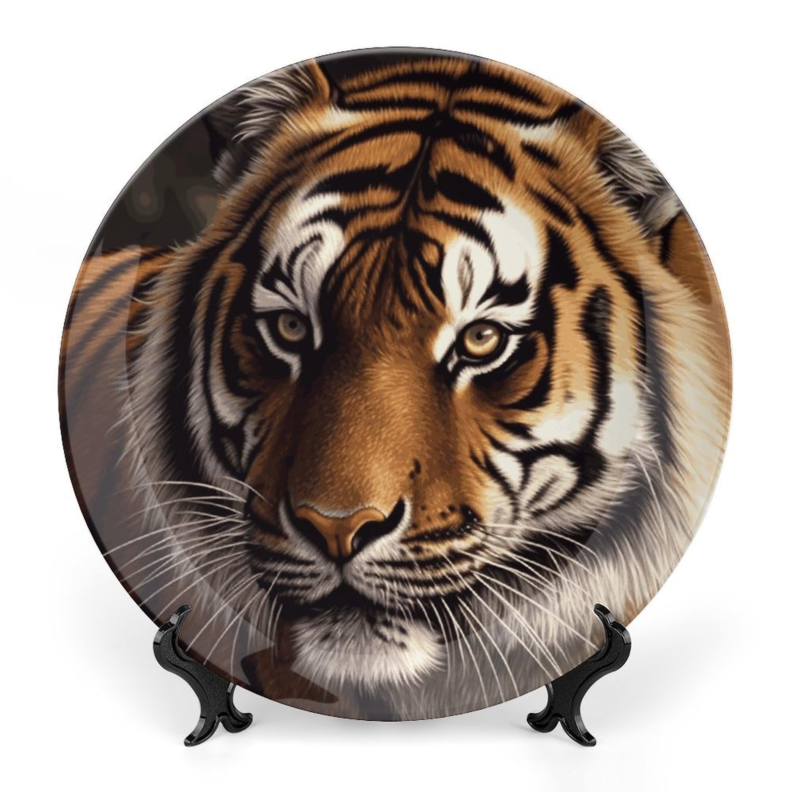 Adornos de cerámica para regalar en bodas y aniversarios diseño tigre VFKLT