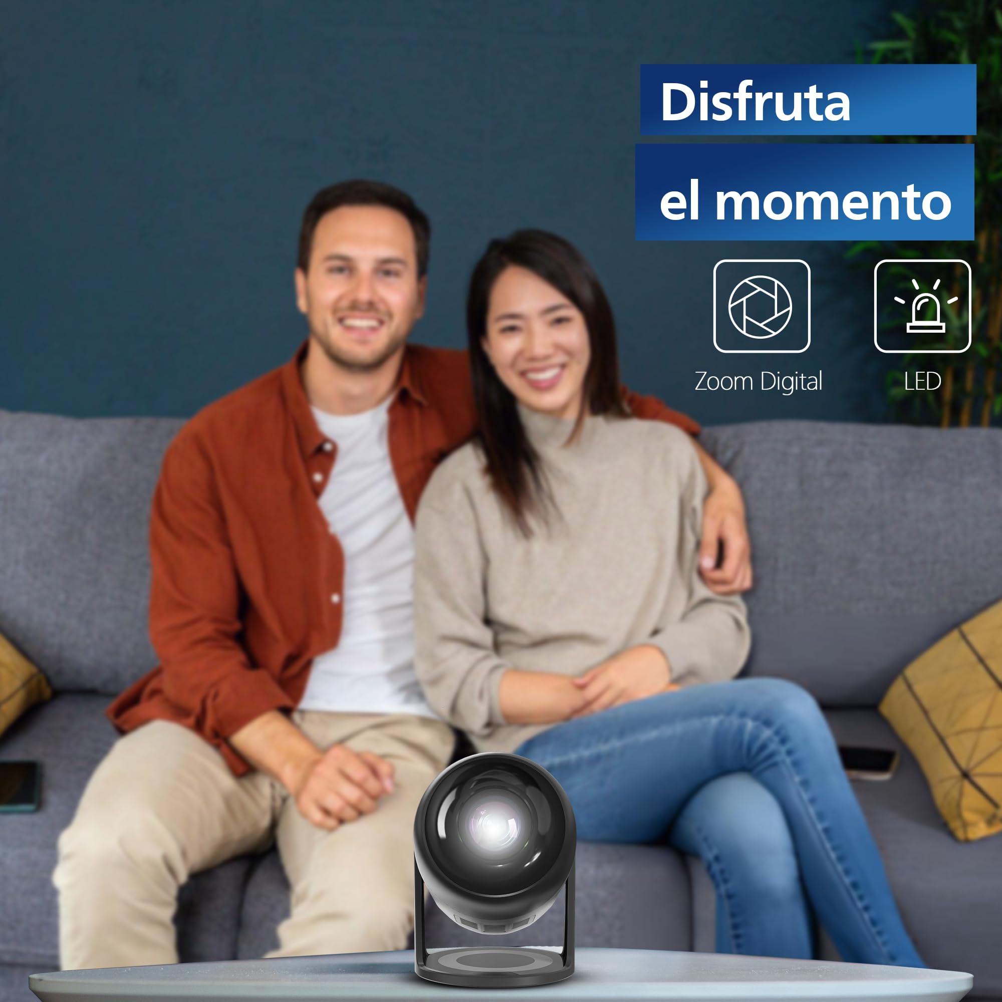 Philips NeoPix 150 Projector, 1920x1080, 1.2:1, 1000:1 , Dark Grey (NPX150/INT)