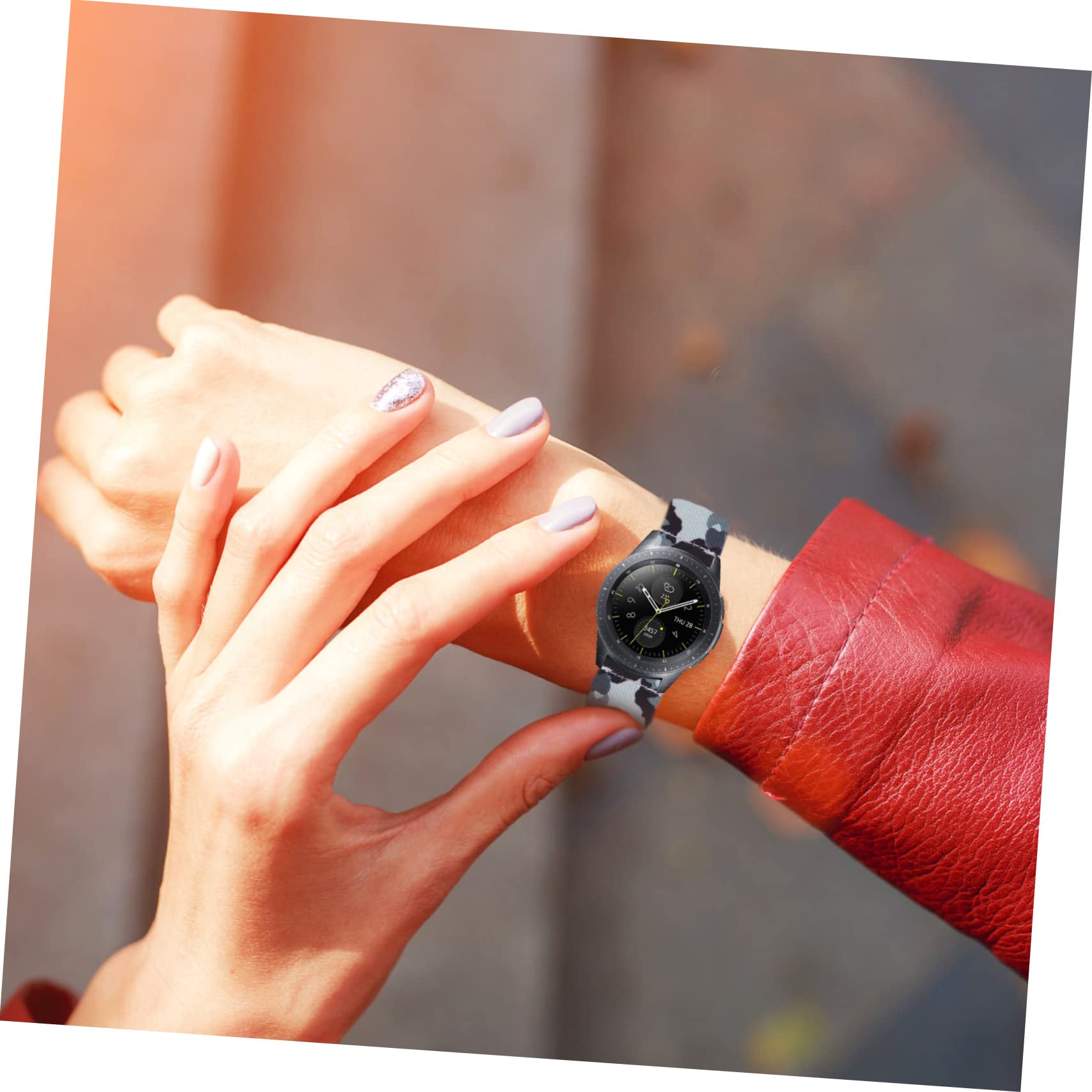 NAMOARLY Elastic Watch Strap for Watch 3 Comfortable Fit Formal Easy to Install/remove