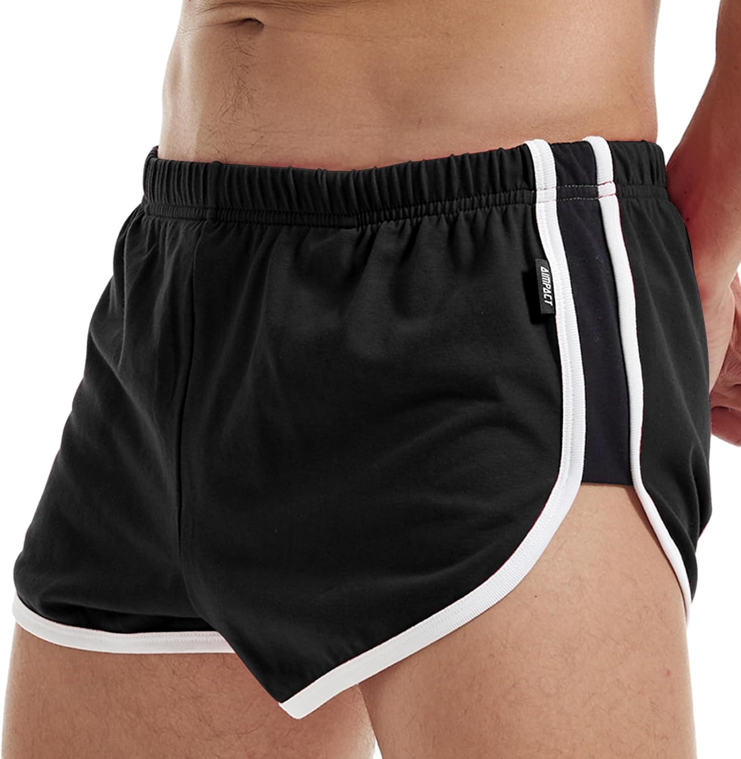 AIMPACT Mens Running Shorts 3 Inch Gym Athletic Workout Short Shorts Vintage Booty Shorts - Image 3