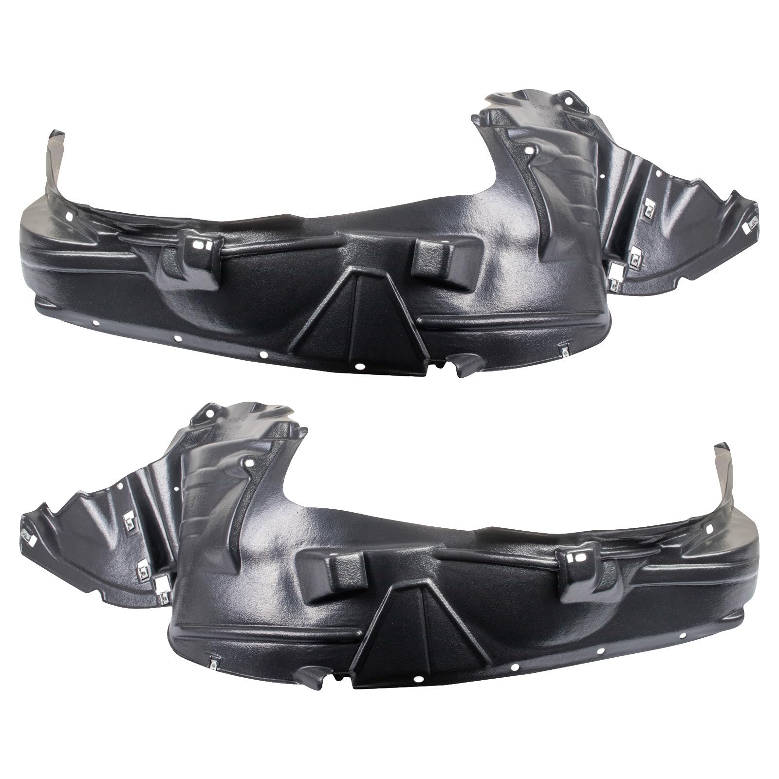 TRQ Inner Fender Liner Set Compatible with 2012-2014 Honda Ridgeline HO1248156 HO1249156