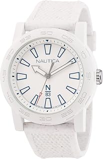 N83 Men's N83 Ayia Triada White Wheat PU Fibre Strap Watch (Model: NAPATF205)