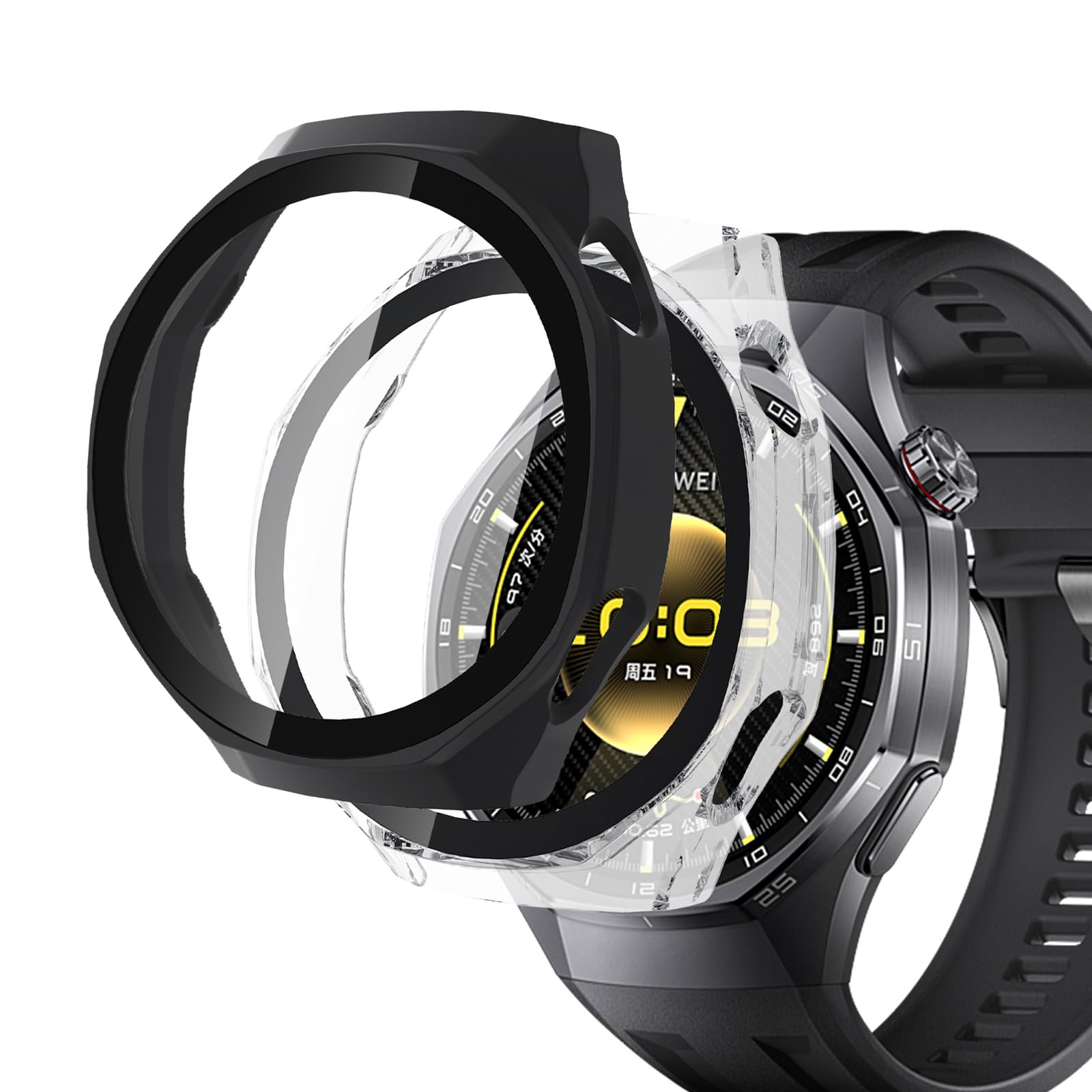 Amazon.co.jp: For HUAWEI WATCH GT6 Pro 46mm ケース ガラスフィルム+