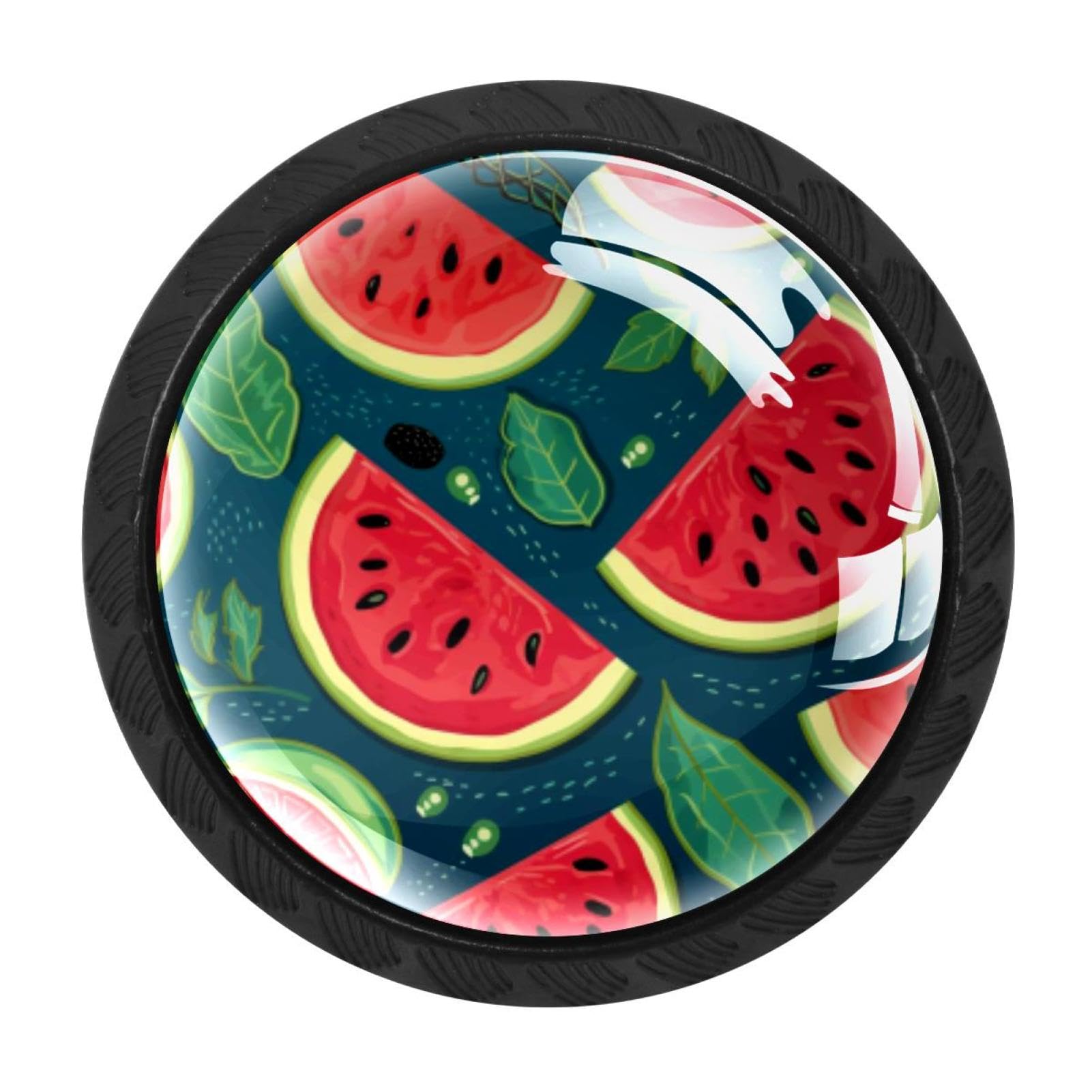 Chenzzzz Multicolored 10 4 Pcs Watermelon Crystal Glass Cabinet Knob Drawer Pull Handle For Kitchen Cupboard Dresser Wardrobe Etc