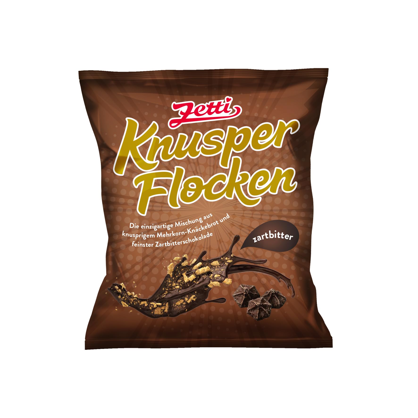 Zetti Dark Chocolate Crispy Flakes + The Ostprodukte Gift – DDR Tradition and Product – Gift Idea for anyone Ostalgiker Ostdeutschland from Ostprodukte Experts Ossi – Ostpaket with DDR Classic – Ideal for any DDR Set