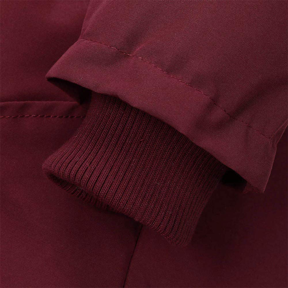 ENEN Abrigos con Capucha para Mujer, Moda Parka Chaqueta con Invierno Caliente Talla Grande Cremallera Manga Larga Abajo Chaqueta con Bolsillos