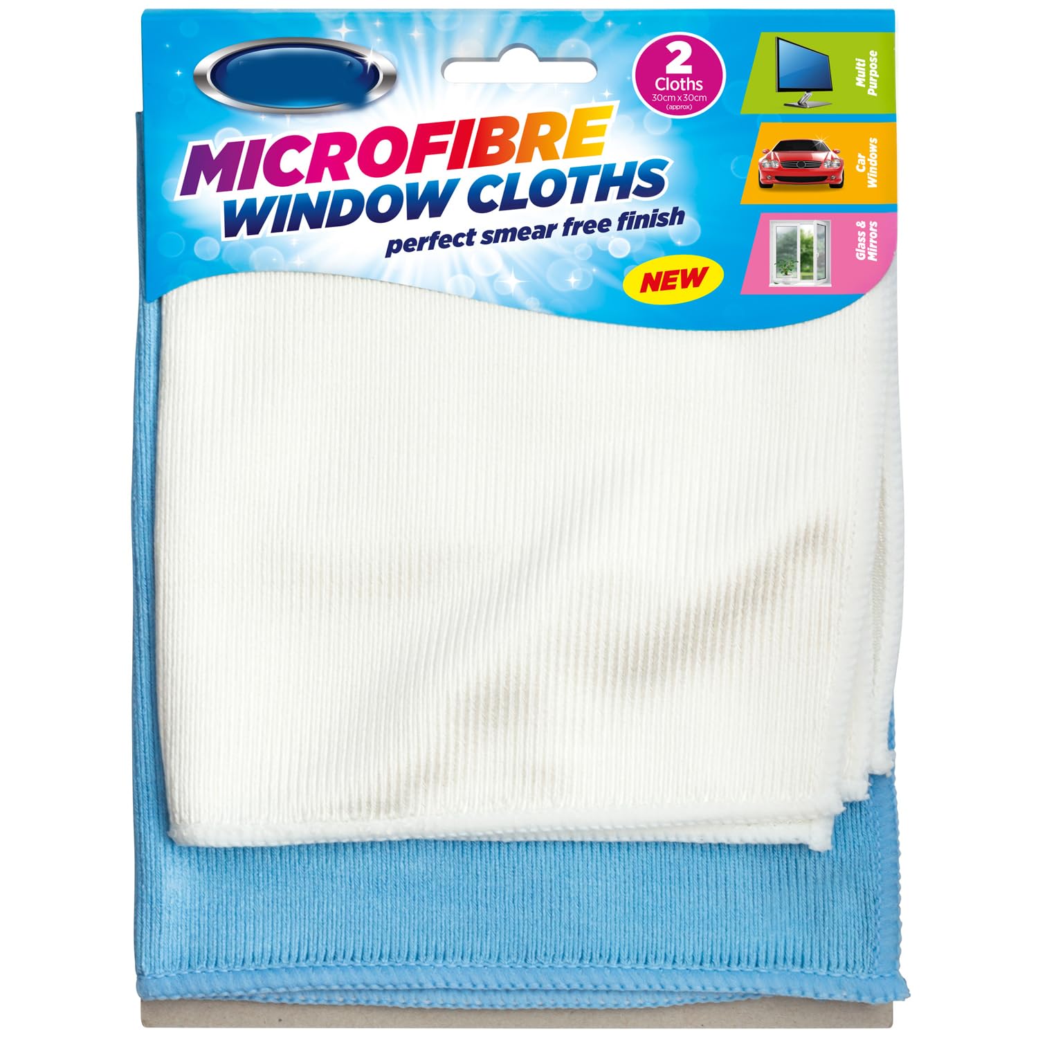 Zale Yardley Colorful Microfibre Polishing Cloths For Glass High-Gloss Surfaces Car Glass Cleaning Cloth 38Cm X 42Cm, Window Glass Cleaning Kit, Car Polish, Drying Towel (Pack Of 2)