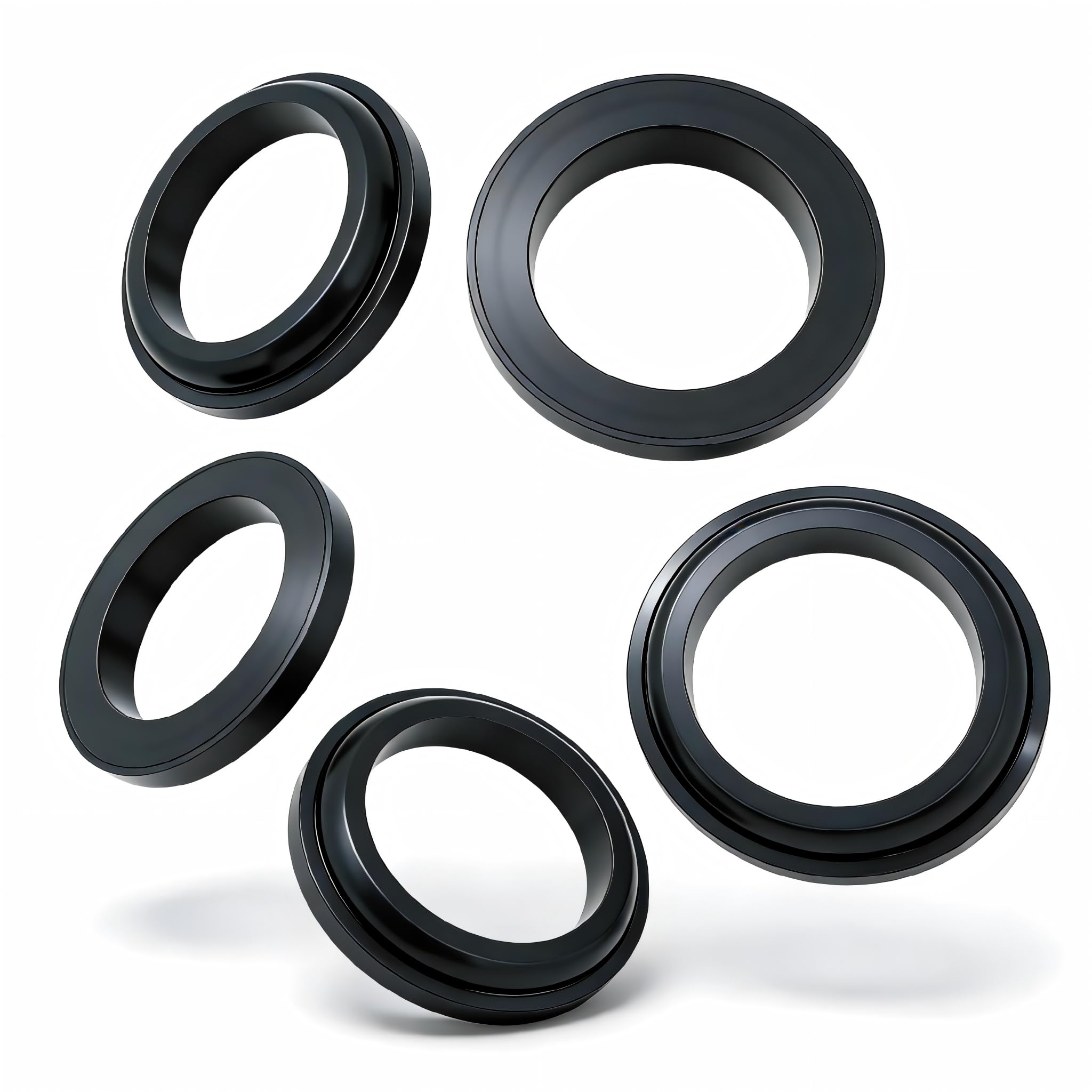 Photo 1 of 1-1/2" x 1-1/4" Reducing Slip Joint Washer, Flexible TPR Material, Universal Fit for Kitchen Sink Bathroom Sink Drain Plumbing Repair?5-Pack