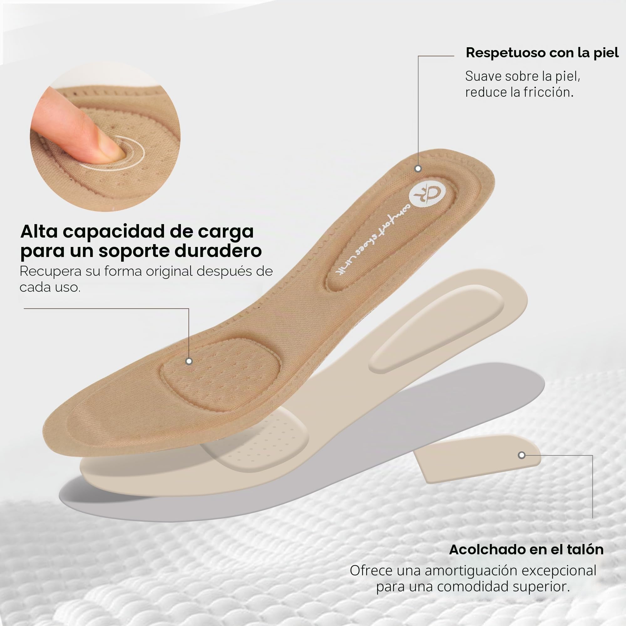 Ortho+rest Zapatos de Vestir para Mujeres con juanetes Tacón bajo ortopédico Slip on Mocasines Ortopédicos Bombas (39,Beige)