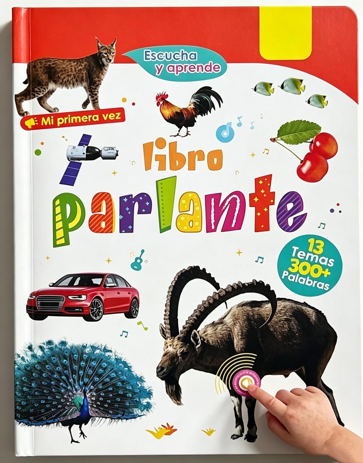 Spanish & English Bilingual Sound Book, Interactive Toddler Book