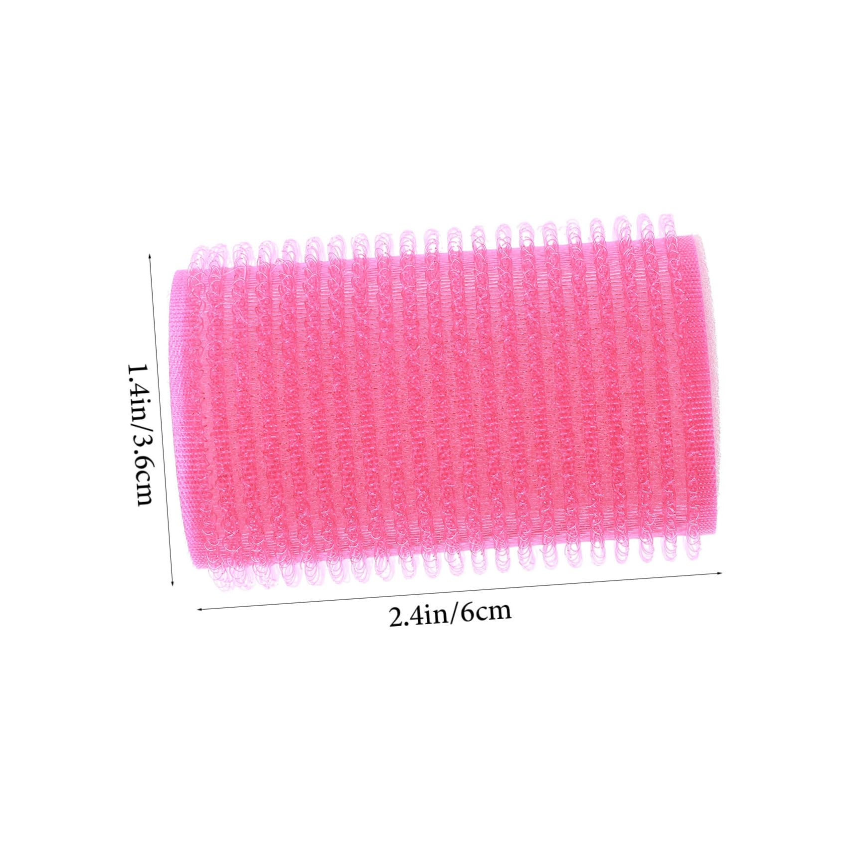 Healvian 12Pcs Self Adhesive Sponge Hair Rollers for Women Lightweight Hair Curler Styling Tools for Dry Wet Hair Effortless Curling Without Damage Rosy Blue Color