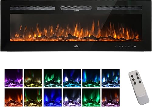 Miniatura 9 de Chimenea eléctrica de 30 pulgadas, para chimenea eléctrica, calentador de chimenea eléctrica, decoración de chimenea, calentador de chimenea con