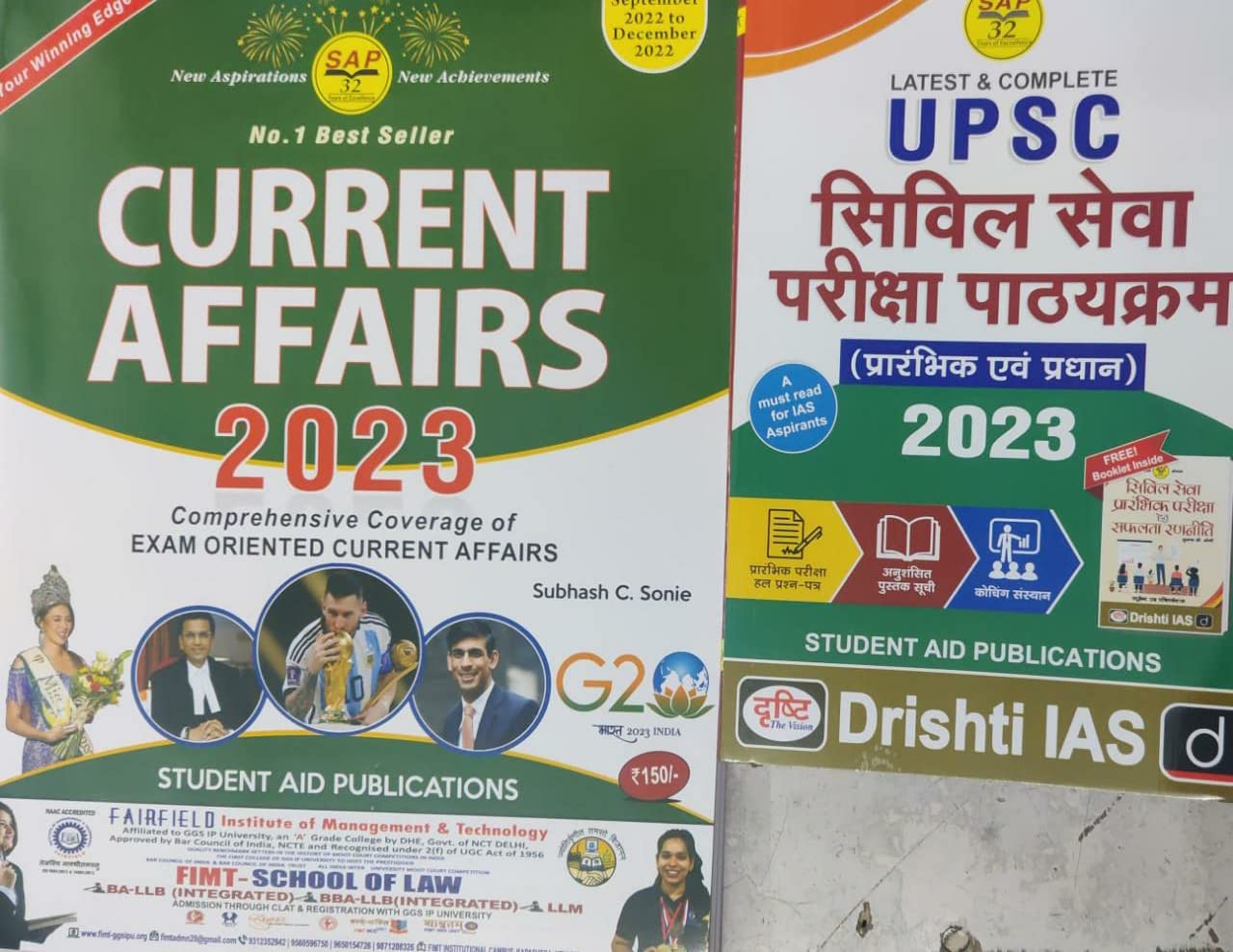SAP UPSC Civil Services Book in Hindi With Current Affair 2023 in English [Perfect Paperback] Student Aid Publication