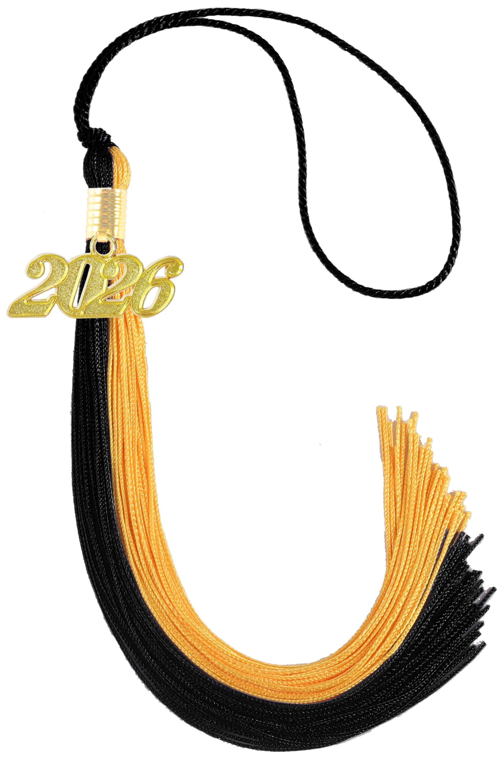 Black and Gold Graduation Tassel 2026 for Grad Cap and Graduation Ceremony Accessory Decoration