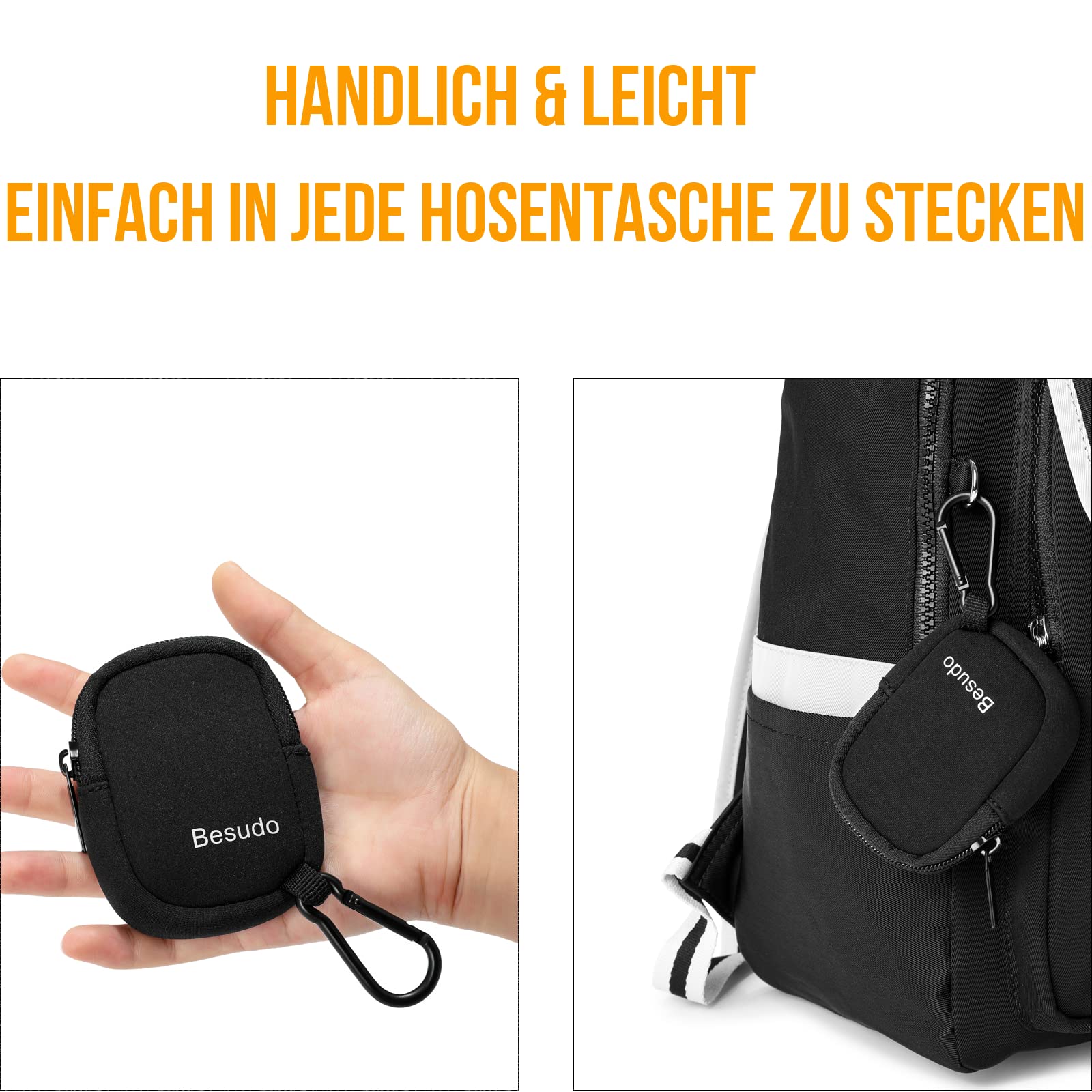 Besudo Housse Néoprène Protection Écran Bosch Kiox & Kiox 300 – Anti-Rayures, Anti-Chocs, Imperméable – Mousqueton Inclus Pour Vélo Électrique