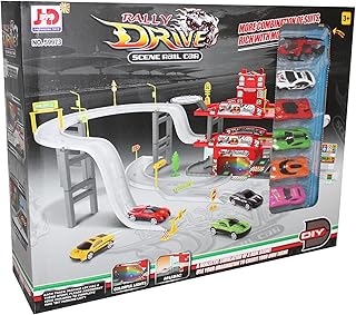 Rally drive car scene