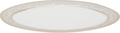 Miniatura 3 de Lorren Home Trends Juego de vajilla de porcelana de 57 piezas, Giada, servicio para 8