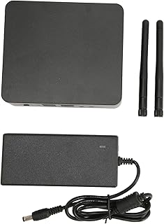 Mini PC sem ventilador, Win 10 Pro DDR3L 4G RAM 64GB SSD Micro Computador com CPU Z8350, HDMI, VGA, Suporta 4K, Mini PC Para Aplicação Industrial de Operação de Escritório