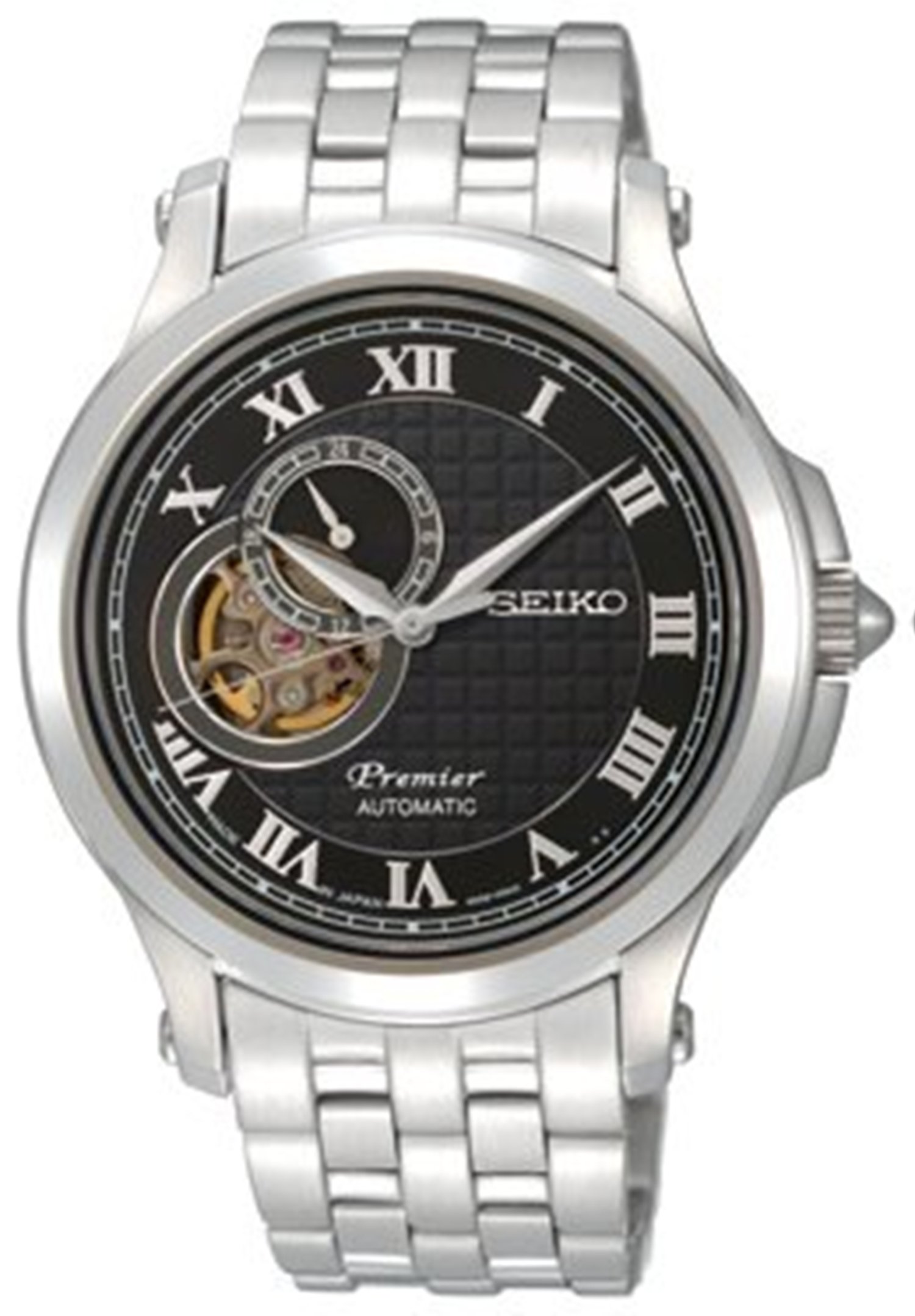 Seiko Kinetic Charcoal Grey Dial Men's Watch #SSA023