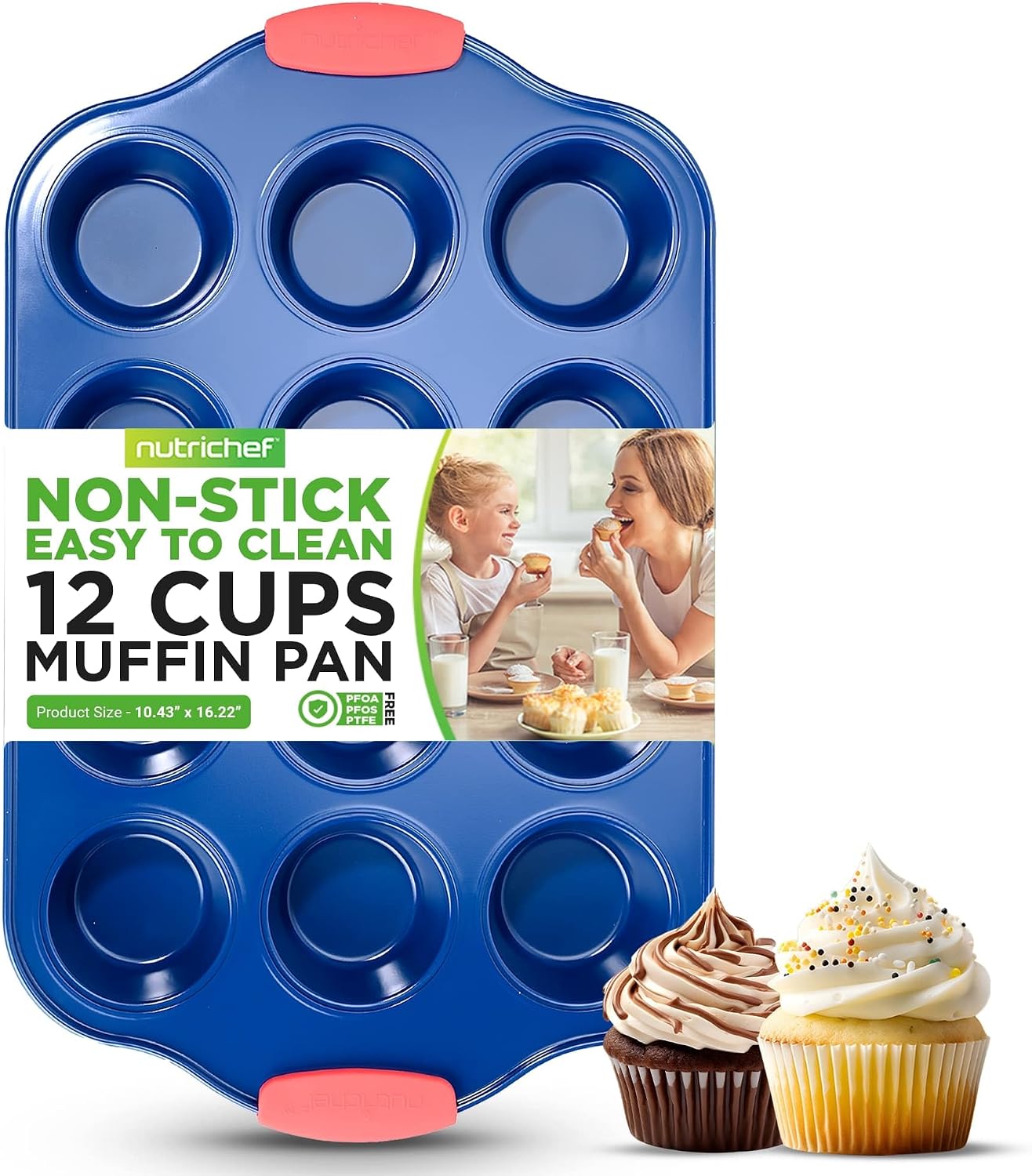 NutriChef Muffin Pan - Thumbnail 4