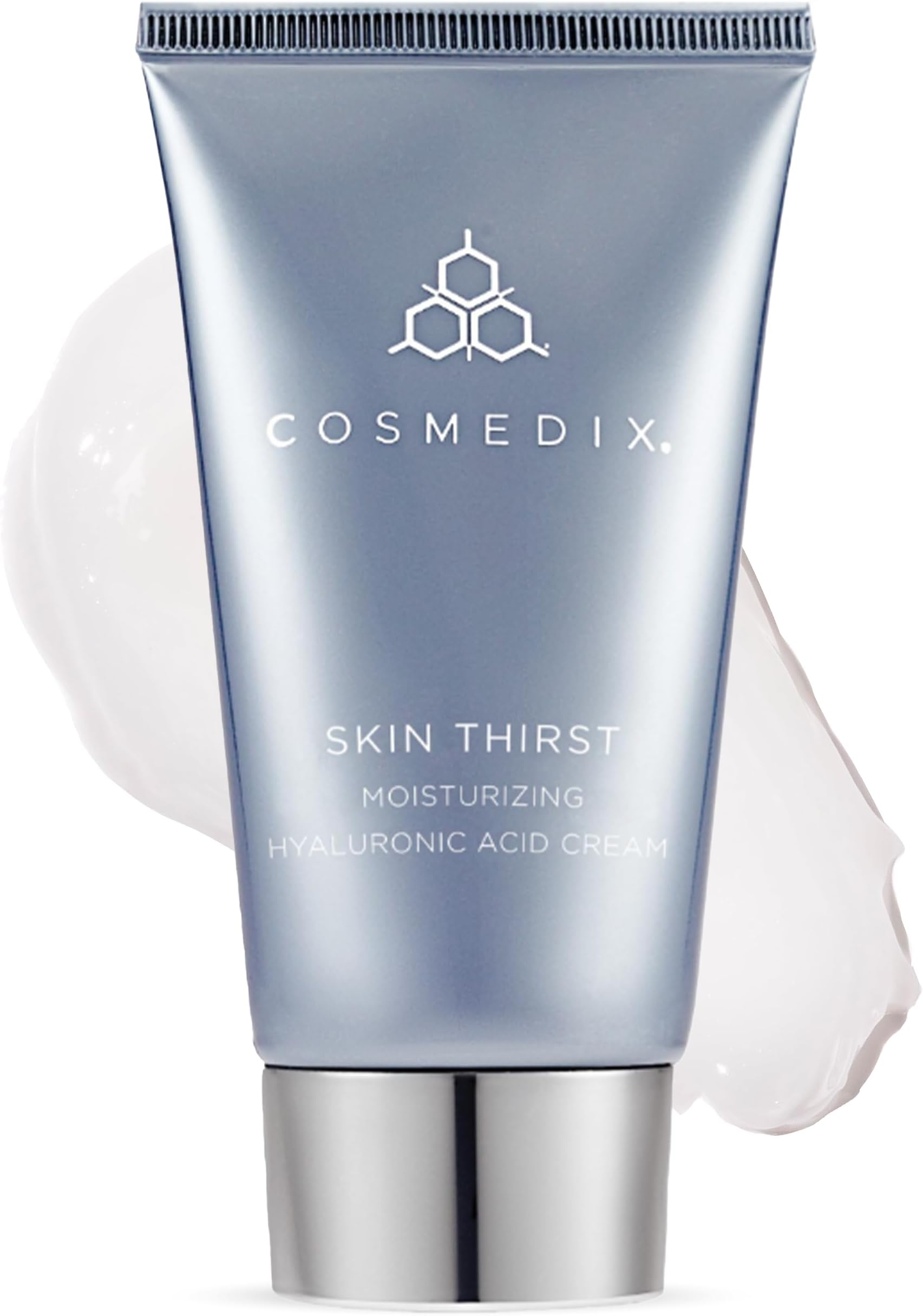 Skin Thirst Hyaluronic Acid Moisturizer for Daily Skin Care - Hydrating Face Lotion, Pore Minimizer, Makeup Primer - For Smoother Skin - Contains Witch Hazel and Lecithin