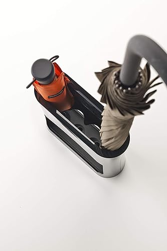 Miniatura 9 de Yamazaki Compact Home - Soporte ovalado para sombrillas y bastones de caminar  Plástico  Soporte para paraguas, tamaño único, blanco