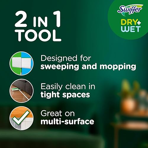 Miniatura 2 de Swiffer Sweeper 2-in-1 Mops for Floor Cleaning Dry and Wet Multi Surface Floor Cleaner