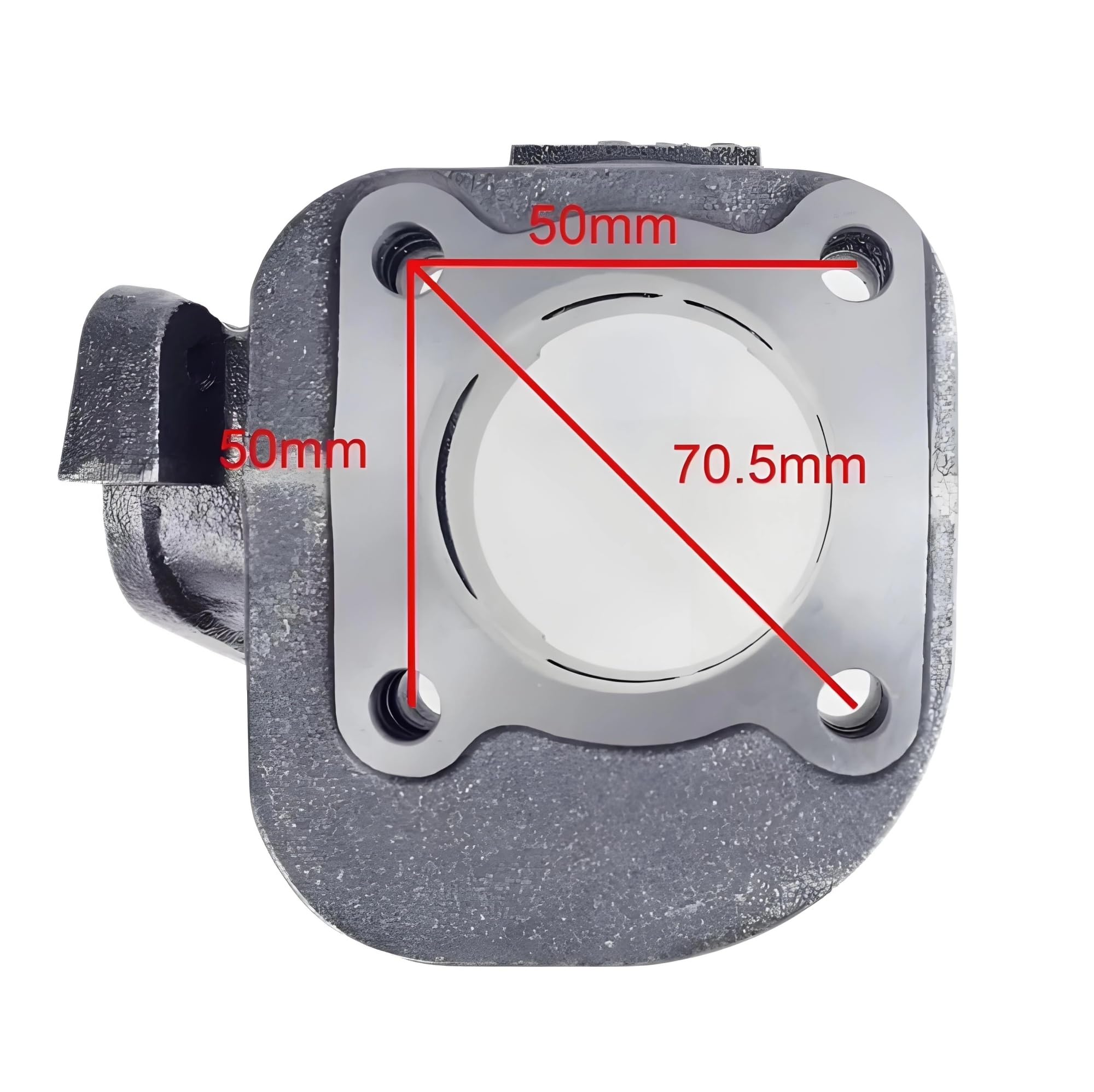 Segments De Piston Kit Bloc-cylindres À Gros Alésage Pour Moto 70cc 47mm 2T Pour JOG 50 Pour Vino 50 Pièces D'équipement ATV Cyclomoteur Piston À 2 Temps