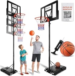 tectake® Panier de Basket Exterieur pour Enfants & Adulte…