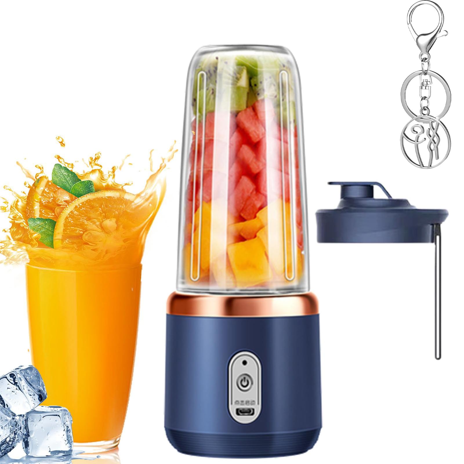 Amazon | ミキサー ジューサー スムージー ハンディジューサー 400ml