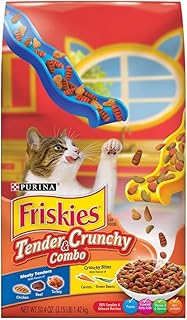 Friskies Dry Cat Food, Tender & Crunchy Combo, 3.15-Pound Bag, Pack Of 3