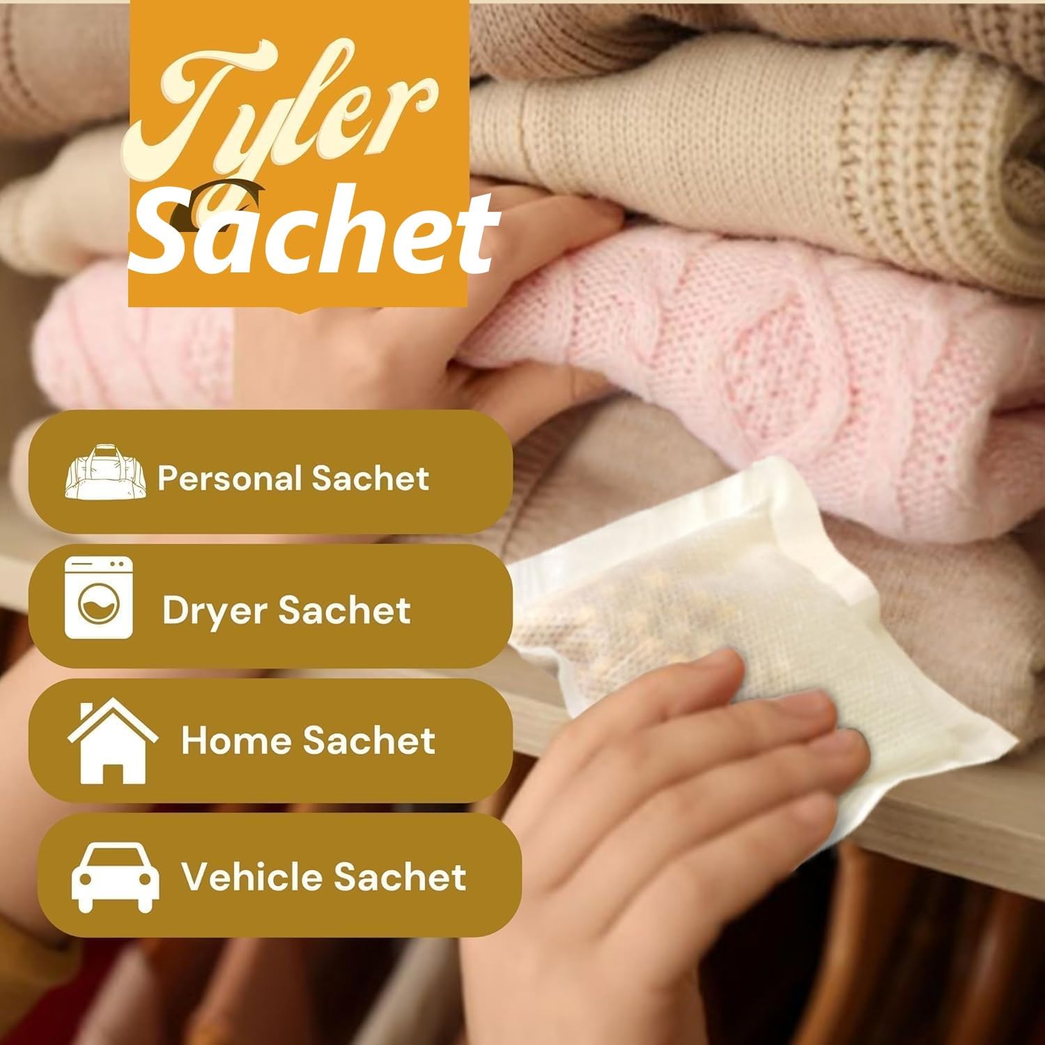 Tyler Candle Company Glamous Laundry Detergent, Diva, Liquid, 32 FL Oz HE Safe/with Dryer Sachet Single Pouch fl